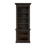Mr. Percy Found The Top Bookcase Aged Brown Veneer Open Lower Cabinets 238294-001