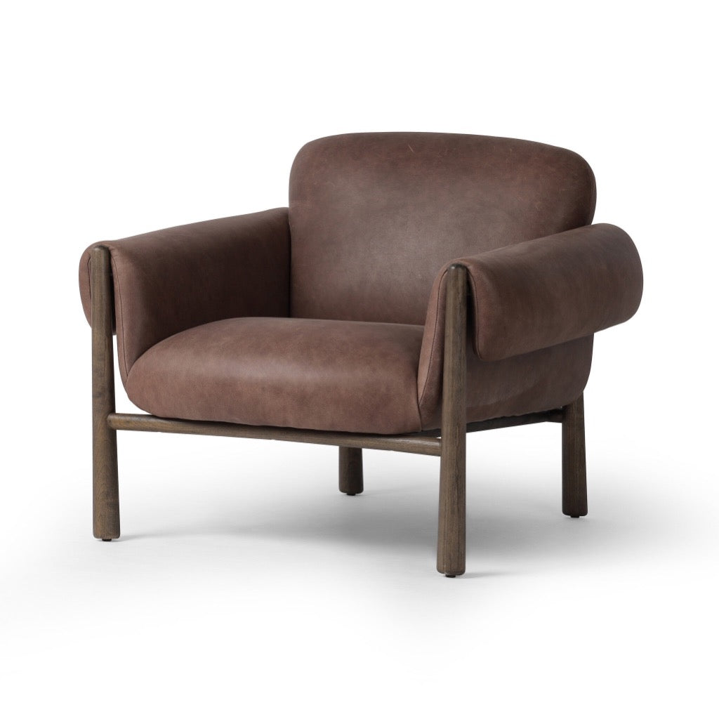 Olia Chair Palermo Cigar Angled View 241851-002