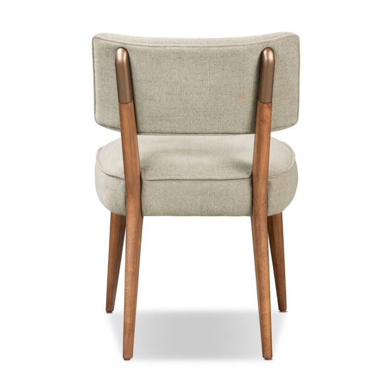 Orville Dining Chair Burma Toast Back View Four Hands