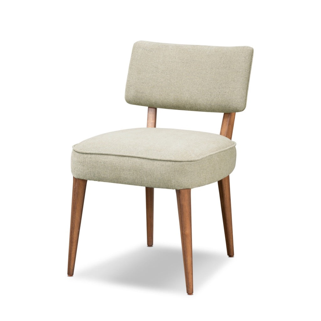 Orville Dining Chair Burma Toast Angled View Four Hands