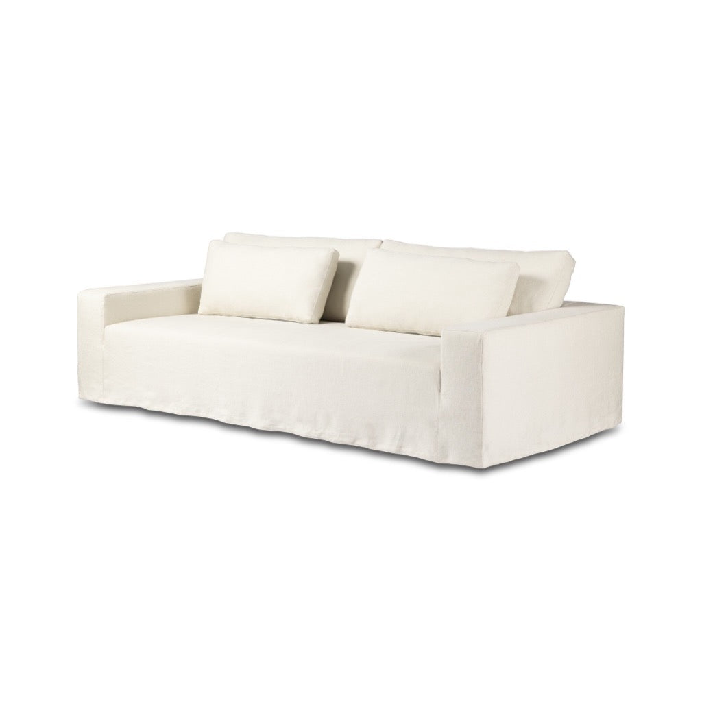 Image showcasing Four Hands Ostend Outdoor Slipcover Sofa 96