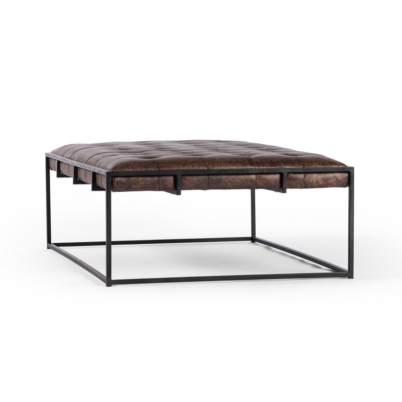 Four Hands Oxford Small Coffee Table Havana Angled View
