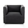 Padma Swivel Chair Eucapel Black Front Facing View 237461-001