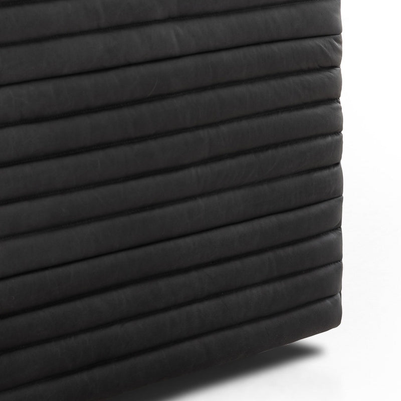 Padma Swivel Chair Eucapel Black Top Grain Leather Detail 237461-001