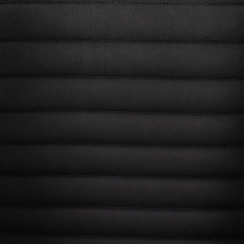 Padma Swivel Chair Eucapel Black Top Grain Leather Channeling Detail 237461-001