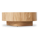Four Hands Posta Coffee Table Gold Guanacaste Side View
