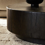 Renan Coffee Table Dark Espresso Reclaimed French Oak Staged View 242139-001