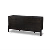 Reza Sideboard Worn Black Parawood Angled View Four Hands