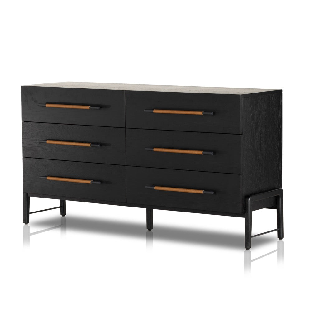 Four Hands Rosedale 6 Drawer Dresser - Ebony Oak Four Hands Rosedale 6 Drawer Dresser - Ebony Oak