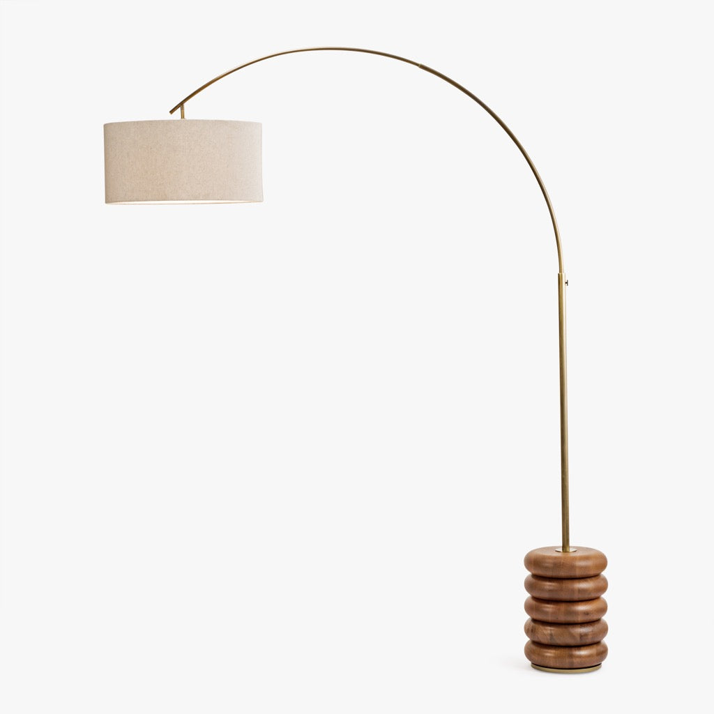 Co.House Designs Sandia Arc Floor Lamp - Natural