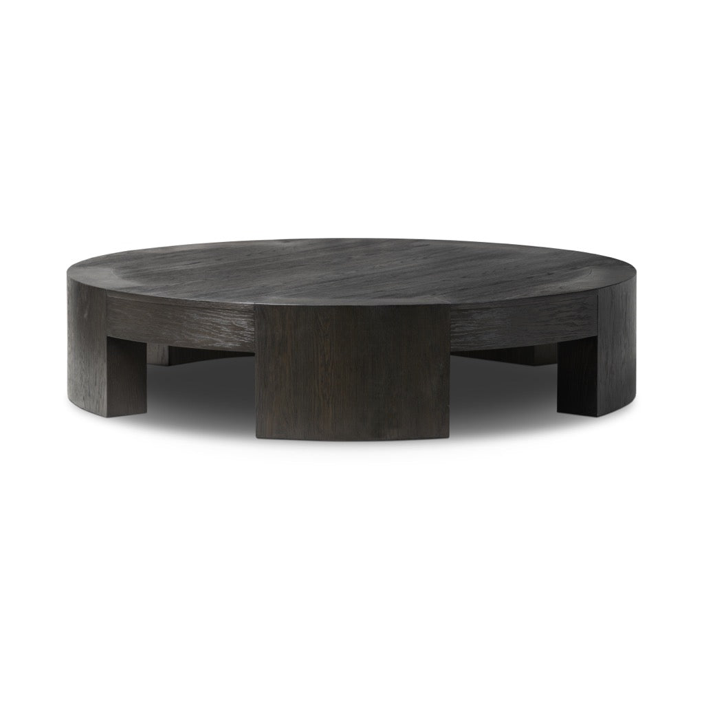 Four Hands Sheffield Coffee Table - Charcoal Oak Veneer