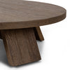 Sparrow Coffee Table Ashen Oak Resawn Rounded Tabletop 240088-001