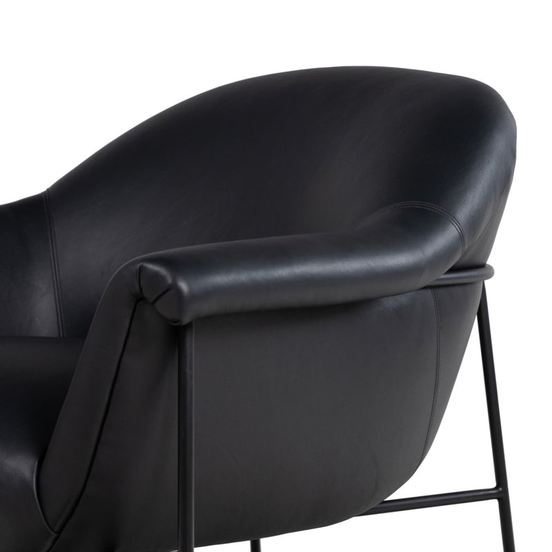 Suerte Chair Carson Black Side and Back Detail 226092-009