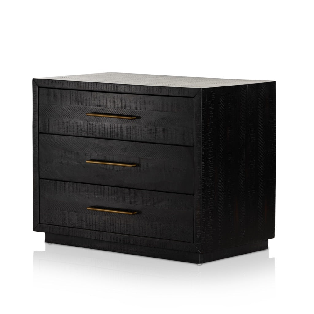 Suki Large Nightstand - Burnished Black Suki Large Nightstand - Burnished Black
