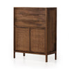 Sydney Tall Dresser Brown Wash Angled View 106690-007