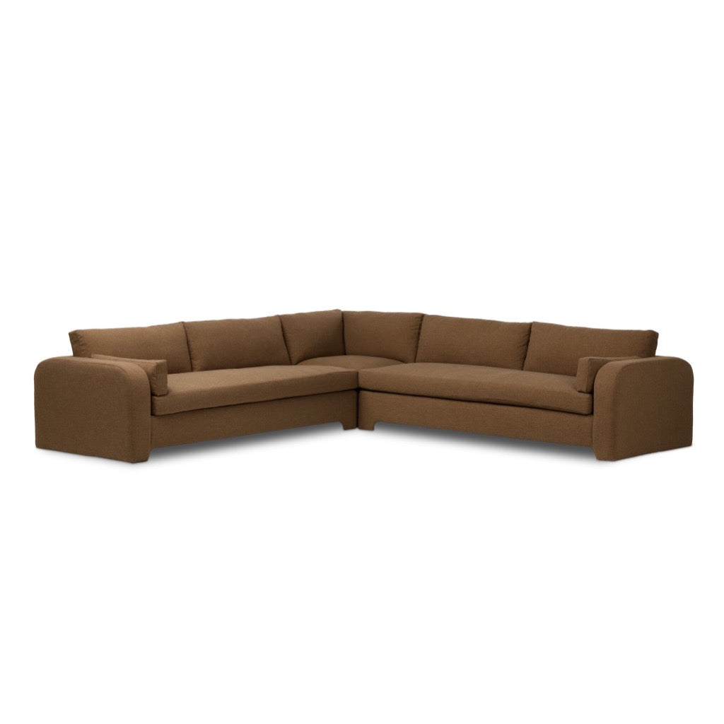Four Hands Tate 3-Piece Sectional - Antwerp Cafe