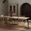 The 1500 Kilometer Dining Table Natural Pine Veneer Staged View in Dining Room 237659-001