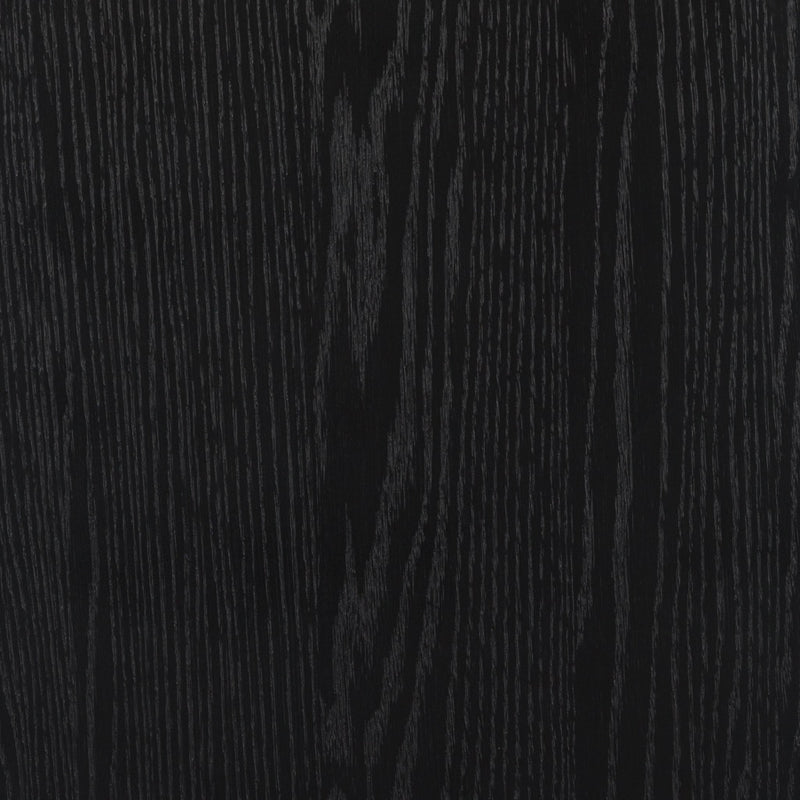 Tolle Panel Door Cabinet Drifted Matte Black Oak Detail 234782-001