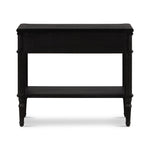 Toulouse Oak Nightstand Distressed Black Back View 231968-002