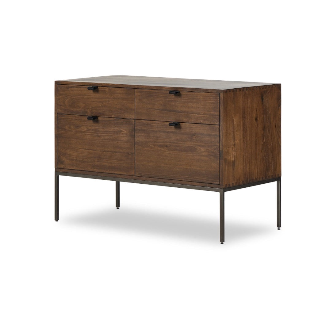 Four Hands Trey Modular Wide Filing Cabinet - Auburn Poplar Four Hands Trey Modular Wide Filing Cabinet - Auburn Poplar
