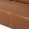 Wellborn Sofa Palermo Cognac Top Grain Leather Seating Four Hands