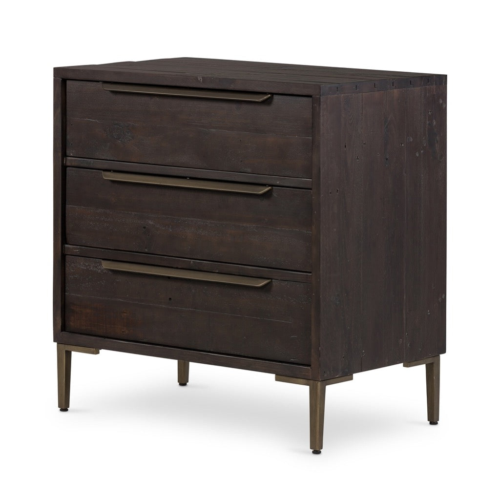 Wyeth 3 Drawer Dresser-Dark Carbon - Four Hands Wyeth 3 Drawer Dresser-Dark Carbon - Four Hands