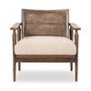 Xavier Chair Hasselt Taupe Front View Four Hands