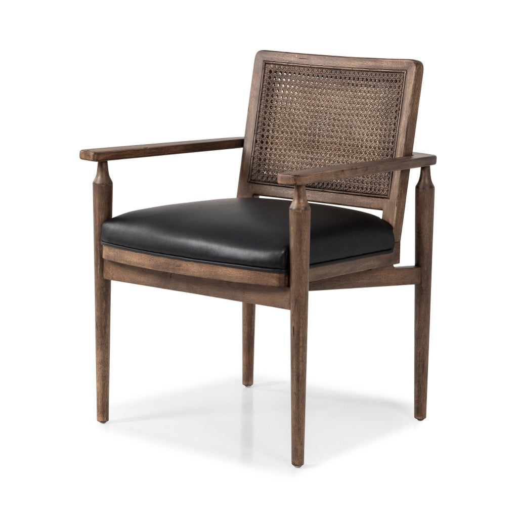 Four Hands Xavier Dining Armchair - Carson Black