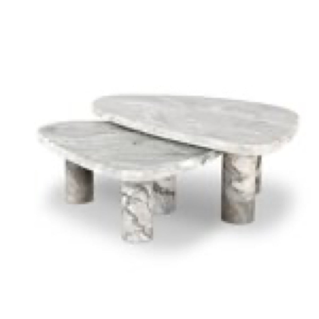 Four Hands Zion Nesting Coffee Table Set Sage Onyx Artesanos Design