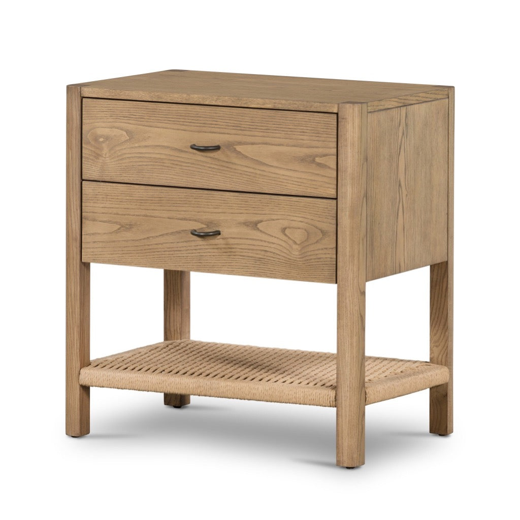 Four Hands Zuma Nightstand - Dune Ash Veneer