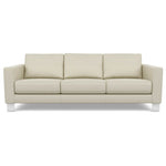Bali Cream - Alessandro Three Seat Leather Sofa