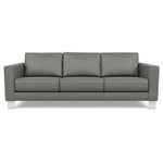 Capri Shadow - Alessandro Three Seat Leather Sofa