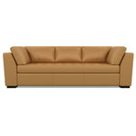 Astoria Leather Sofa Bali Butterscotch by American Leather