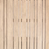 Atherton Outdoor Dining Table close up of planks washed brown teak