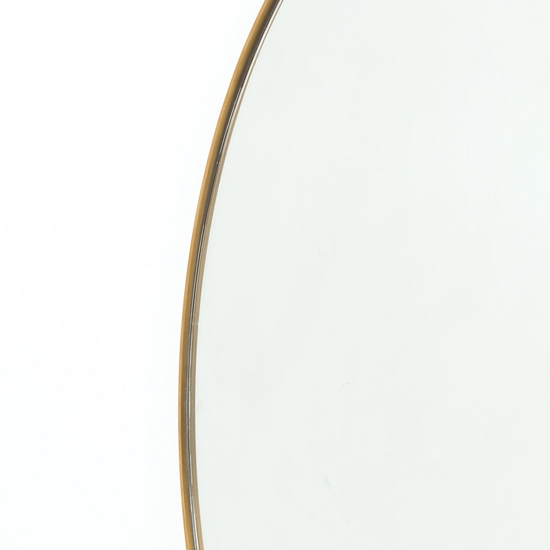 Bellvue Round Mirror Polished Brass Stainless Steel Frame CIMP-131
