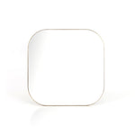 Bellvue Square Mirror Polished Brass Four Hands