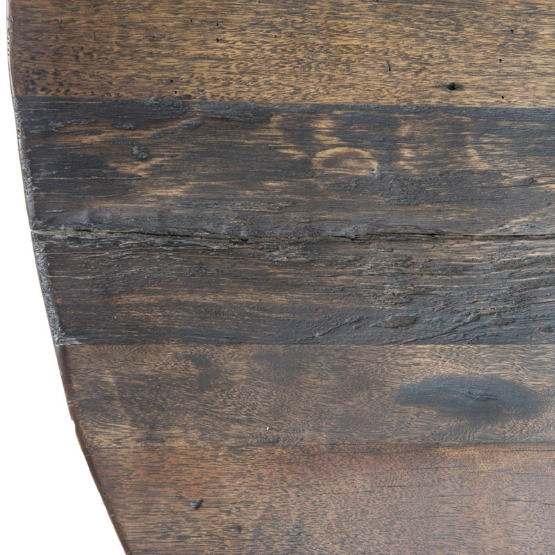 Four Hands Bronx Dining Table up close view top shows wood grain