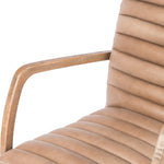 Four Hands Bryson Desk Chair Palermo Solid Nettlewood Armrests