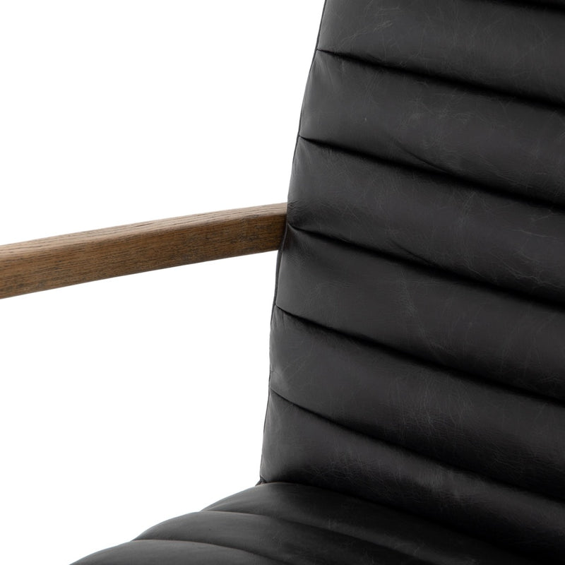 Bryson Desk Chair - Top-grain Leather