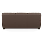 Carson Three Seat Leather Sofa by American Leather back view