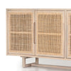 Clarita Sideboard - Natural Cane Paneling on Door Fronts