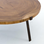 Exeter Coffee Table Blonde Wood Detail