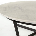 Four Hands Felix Round Marble Coffee Table
