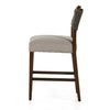 Four Hands Ferris Counter Stool Nubuck Charcoal Side View