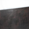Edge view of Square Copper Tabletop - Dark Copper Finish with Hammered Texture - Artesanos