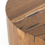 Hudson Round End Table Rounded Edge Detail
