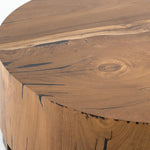 Hudson Round End Table Character Woods
