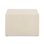 Four Hands Hugo Coffee Table Parchment White Side View