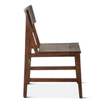 London Loft Wood Dining Chair side view
