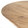 Lunas Oval Dining Table Curve Top Detail